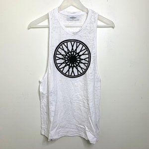 5/$25 soulcycle white muscle tee